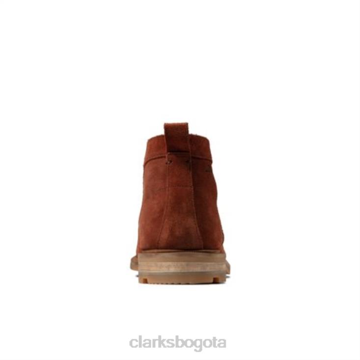 Clarks 0DX8L4367 foxwell mid clarks ante británico bronceado hombres gamuza bronceada británica