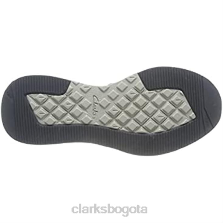 Clarks 0DX8L437 zapatillas davis bajas para hombre clarks gris combi hombres combinado gris