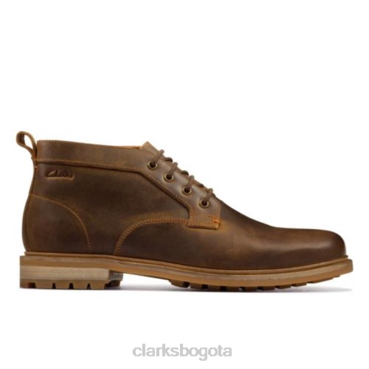 Clarks 0DX8L4371 cuero de cera de abejas clarks foxwell mid hombres cuero de cera de abejas