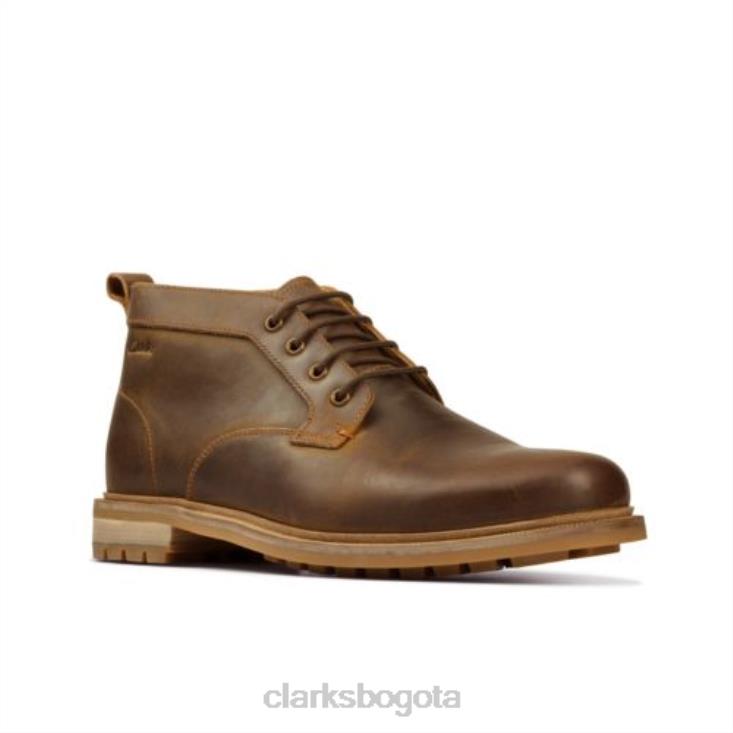 Clarks 0DX8L4371 cuero de cera de abejas clarks foxwell mid hombres cuero de cera de abejas