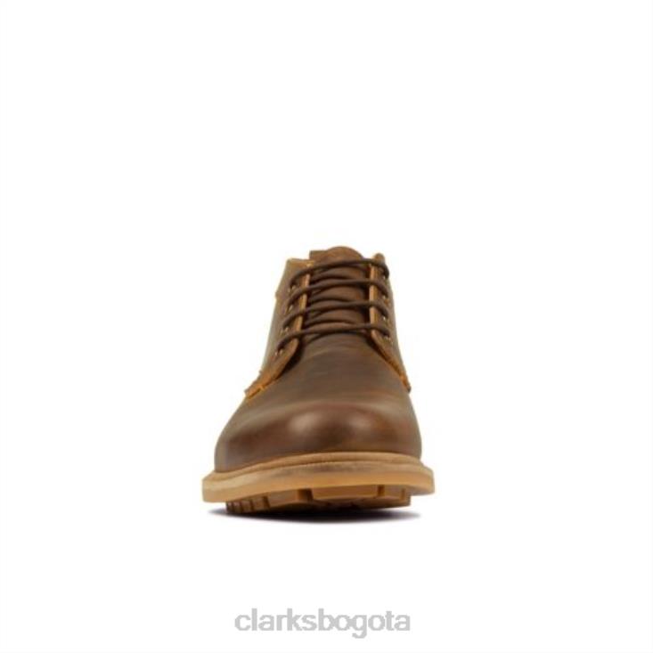 Clarks 0DX8L4371 cuero de cera de abejas clarks foxwell mid hombres cuero de cera de abejas