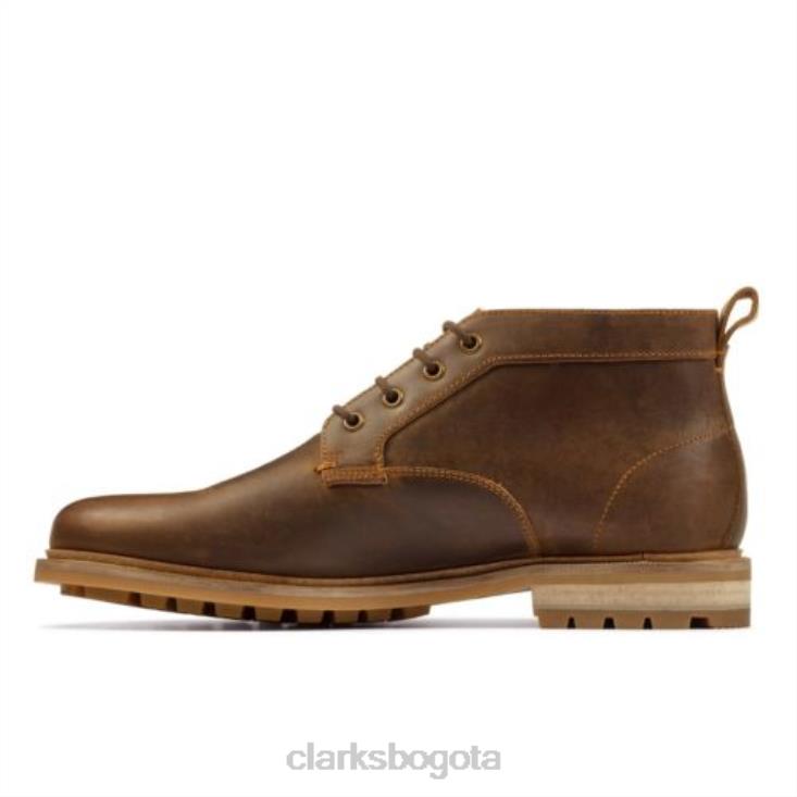Clarks 0DX8L4371 cuero de cera de abejas clarks foxwell mid hombres cuero de cera de abejas