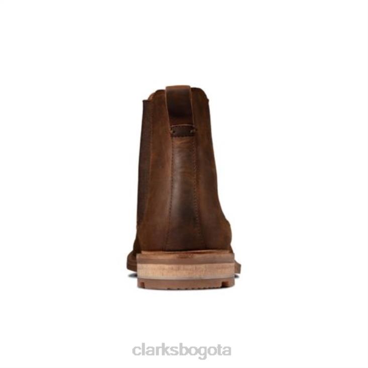 Clarks 0DX8L4372 clarks foxwell de cuero y cera de abejas hombres cuero de cera de abejas