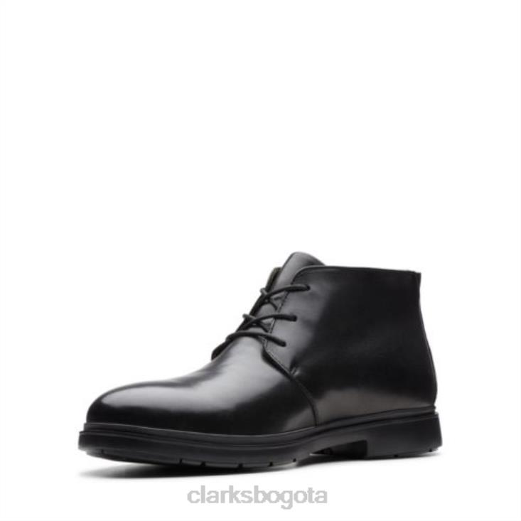 Clarks 0DX8L4374 clarks de cuero negro medio un sastre hombres cuero negro