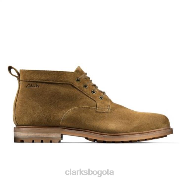 Clarks 0DX8L4375 foxwell mid clarks gamuza arena oscura hombres gamuza arena oscura