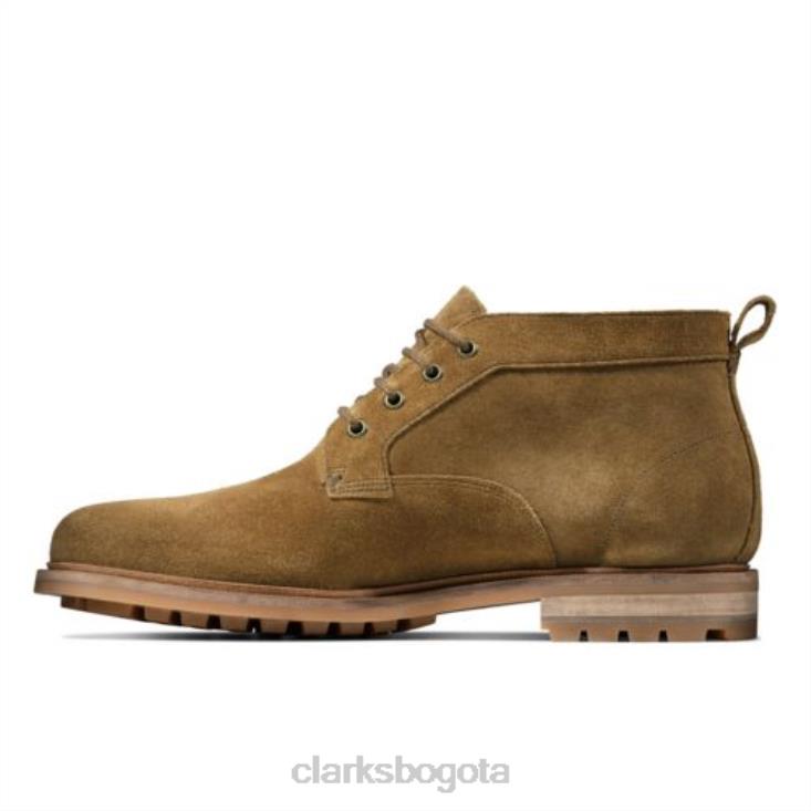 Clarks 0DX8L4375 foxwell mid clarks gamuza arena oscura hombres gamuza arena oscura