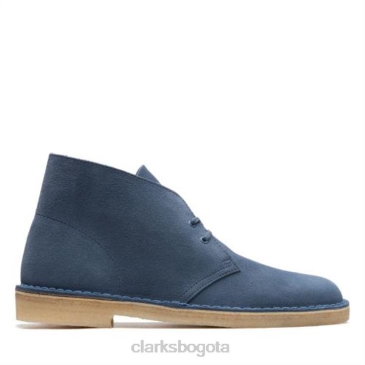 Clarks 0DX8L4377 bota desierto azul clarks hombres azul