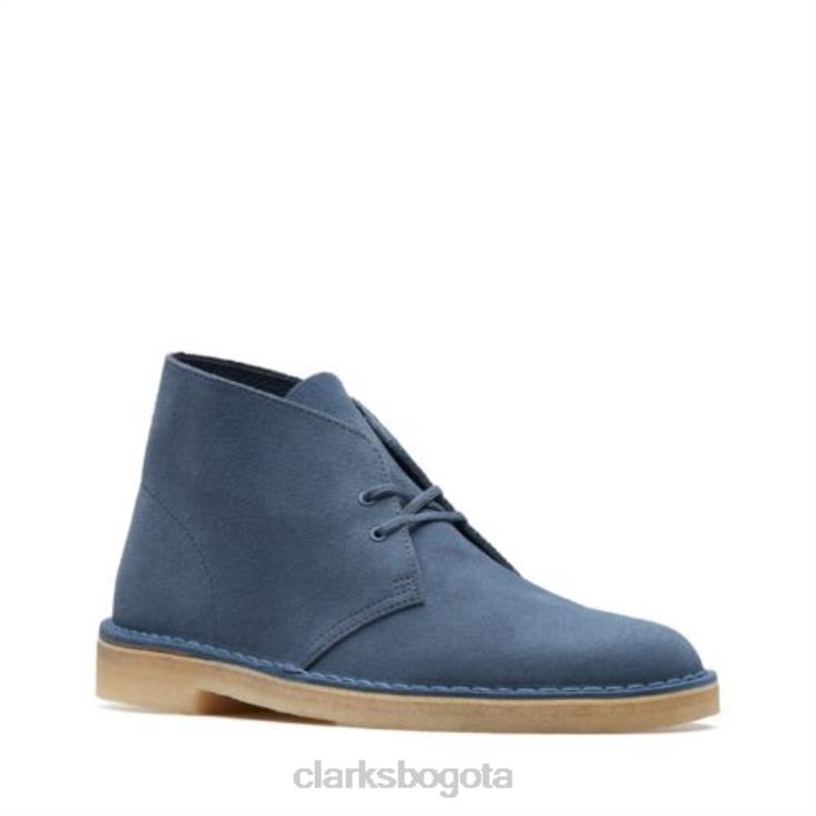 Clarks 0DX8L4377 bota desierto azul clarks hombres azul