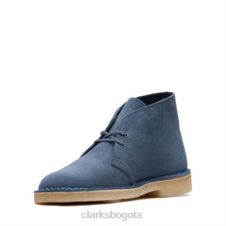 Clarks 0DX8L4377 bota desierto azul clarks hombres azul