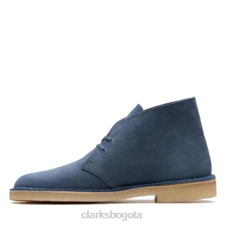 Clarks 0DX8L4377 bota desierto azul clarks hombres azul