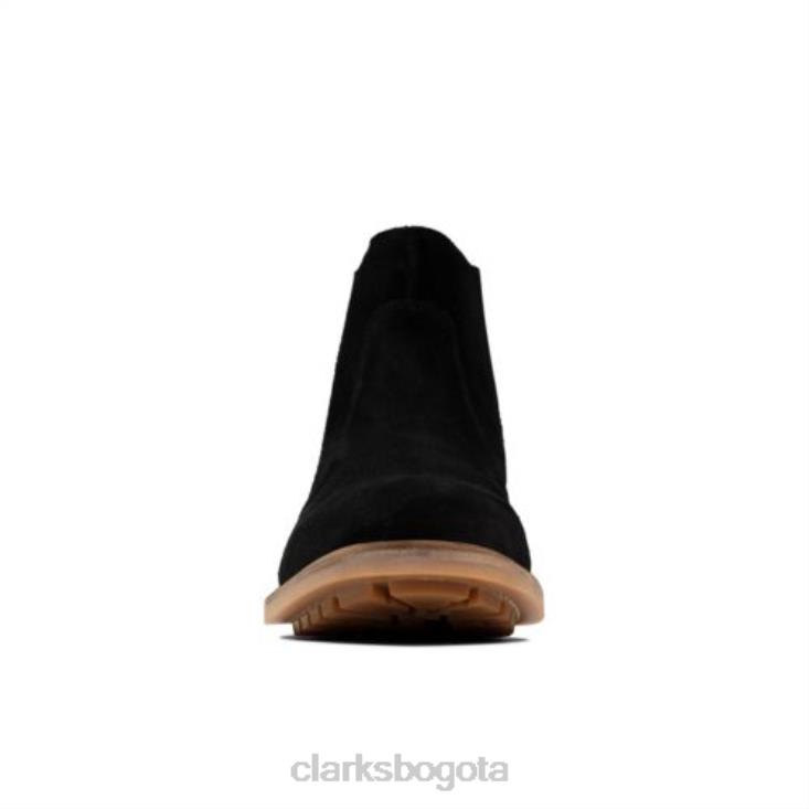 Clarks 0DX8L4378 clarks foxwell top ante negro hombres ante negro