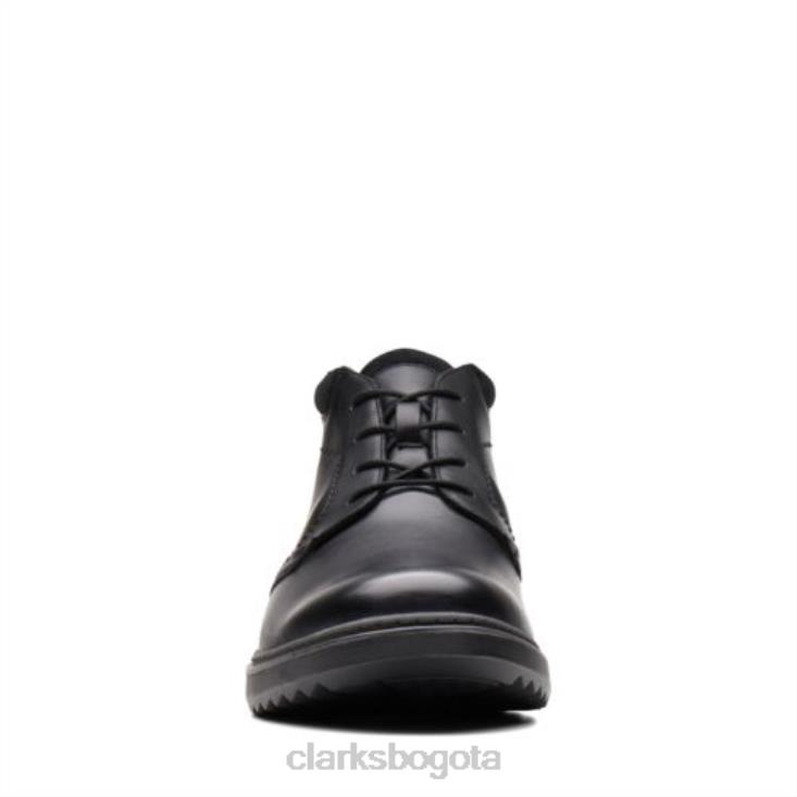 Clarks 0DX8L4379 clarks un geo mid gtx cuero negro hombres cuero negro