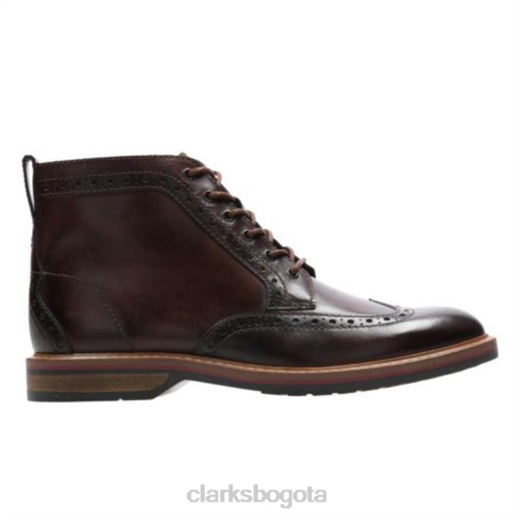 Clarks 0DX8L4381 pitney rise clarks castaño hombres castaña