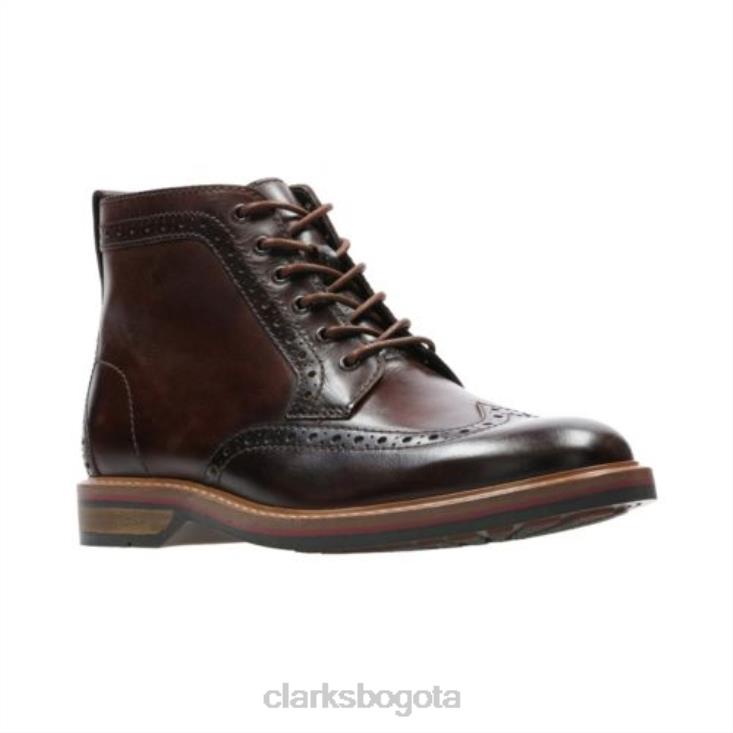 Clarks 0DX8L4381 pitney rise clarks castaño hombres castaña