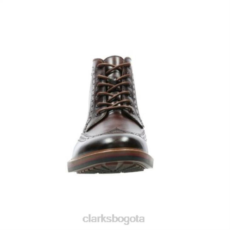 Clarks 0DX8L4381 pitney rise clarks castaño hombres castaña