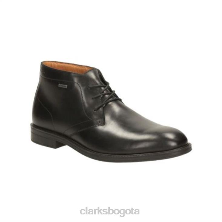 Clarks 0DX8L4387 clarks chilver hi gtx cuero negro hombres cuero negro
