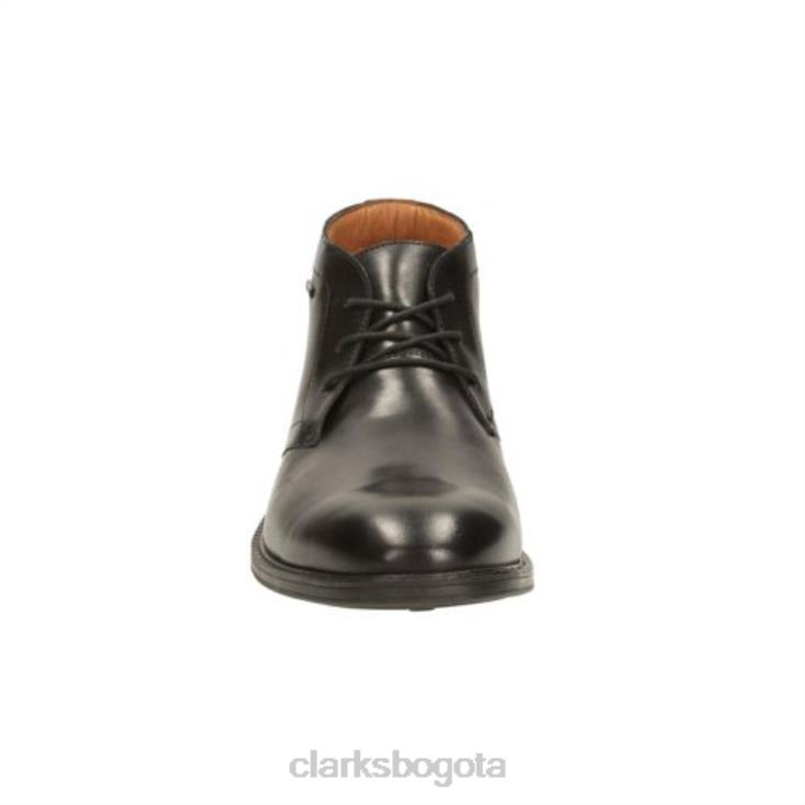 Clarks 0DX8L4387 clarks chilver hi gtx cuero negro hombres cuero negro