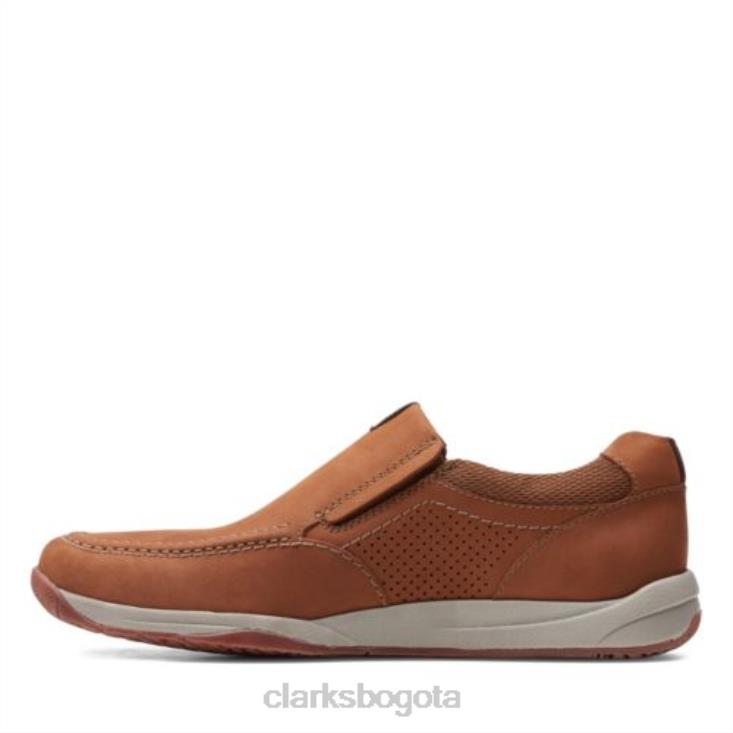 Clarks 0DX8L4388 clarks langton step langton tostados hombres nubuck bronceado