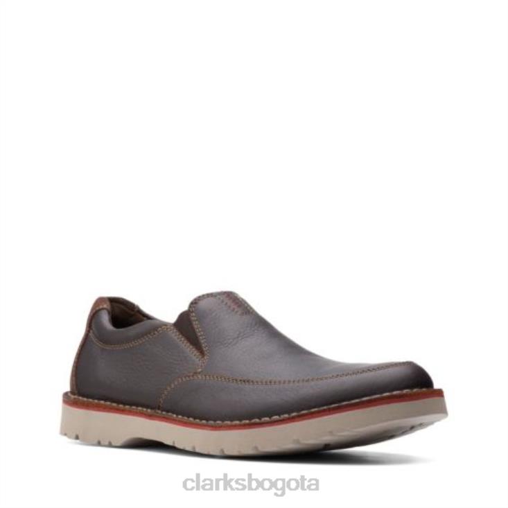 Clarks 0DX8L4389 vargo step clarks cuero marrón hombres cuero marrón