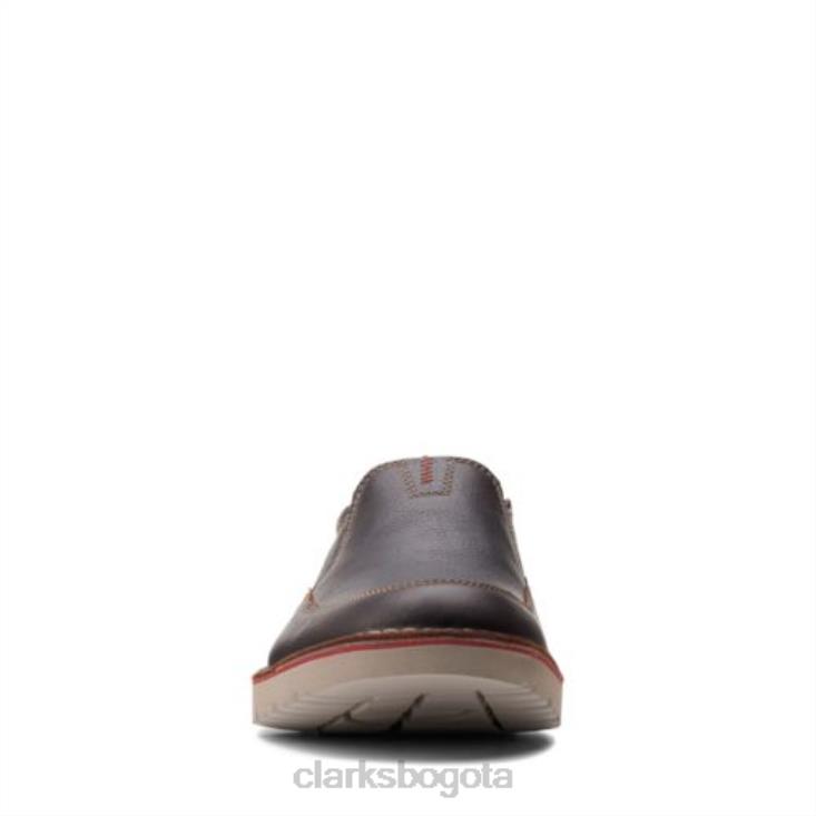 Clarks 0DX8L4389 vargo step clarks cuero marrón hombres cuero marrón