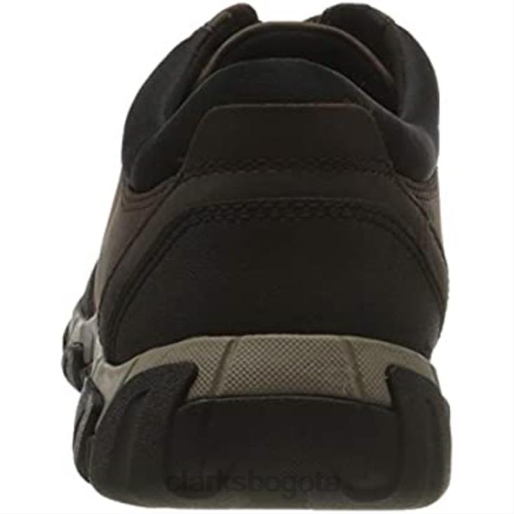 Clarks 0DX8L439 zapato de senderismo clarks grove edge ii para hombre cuero marrón hombres cuero marrón