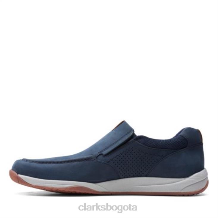 Clarks 0DX8L4391 langton step clarks nobuk azul marino hombres nubuck azul marino