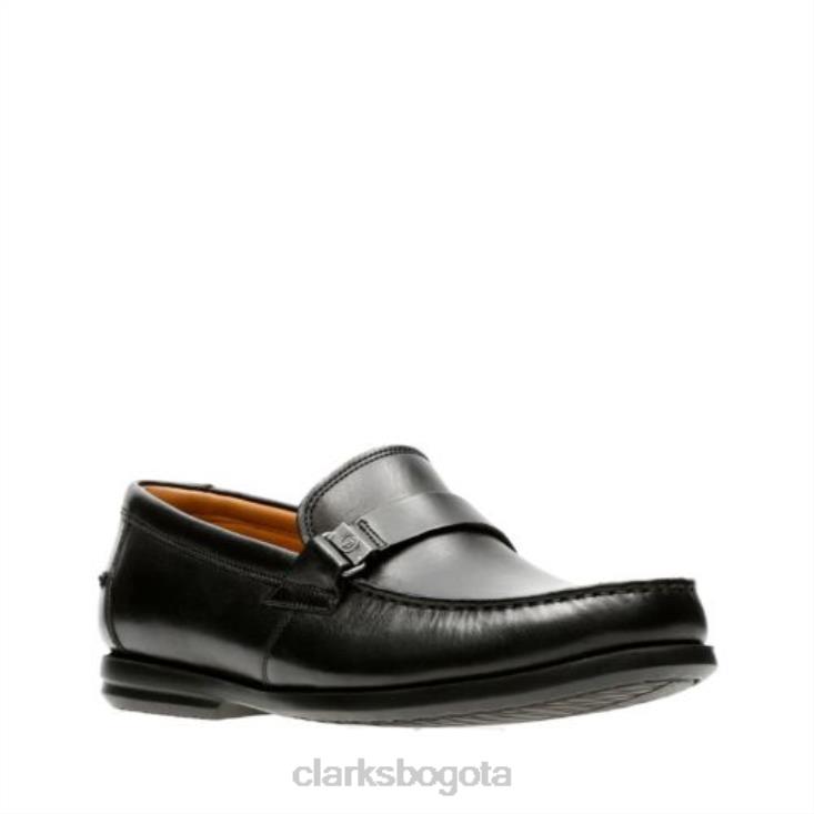 Clarks 0DX8L4393 clarks cuero negro un gala step hombres cuero negro