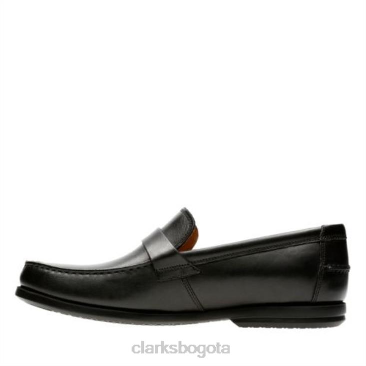 Clarks 0DX8L4393 clarks cuero negro un gala step hombres cuero negro