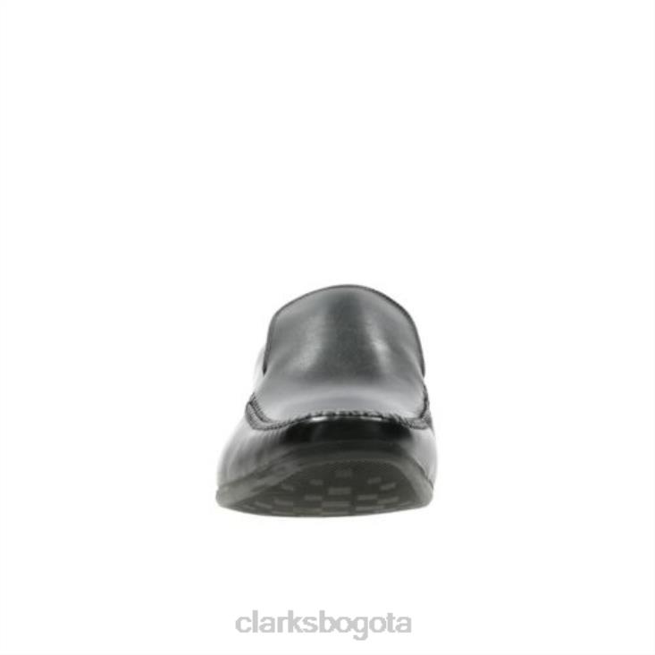 Clarks 0DX8L4397 clarks costura glement cuero negro hombres cuero negro