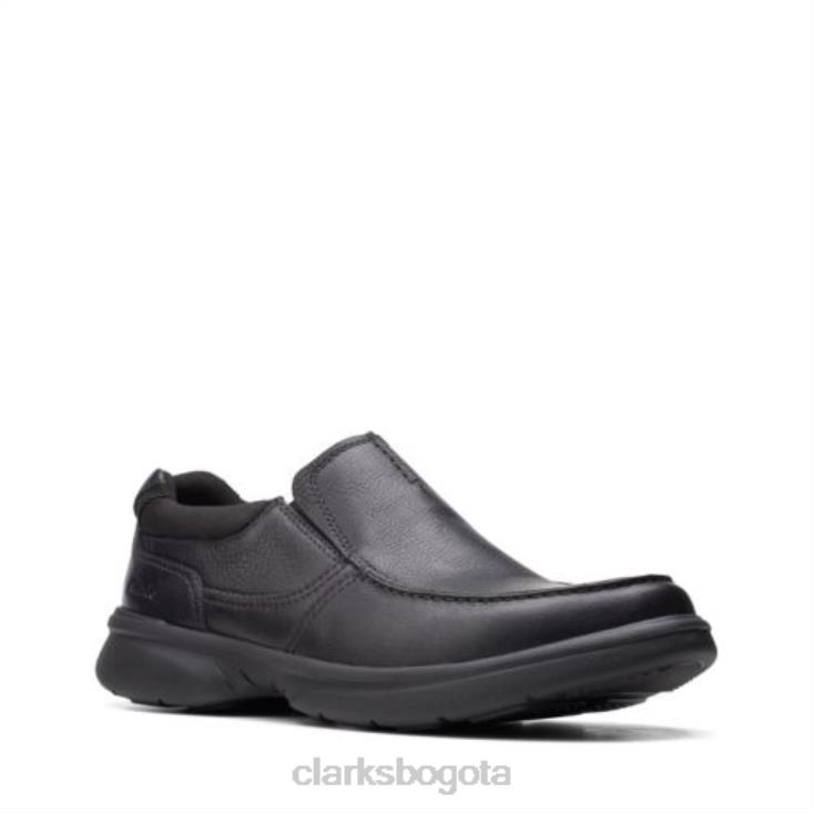 Clarks 0DX8L4398 clarks bradley free de cuero negro hombres cuero negro