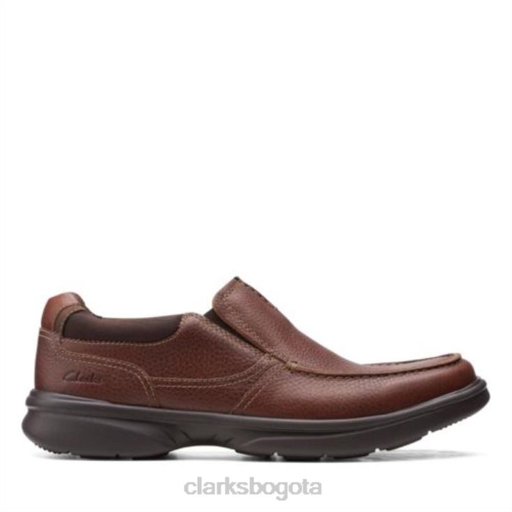 Clarks 0DX8L4400 clarks bradley free de cuero tostado hombres cuero marrón
