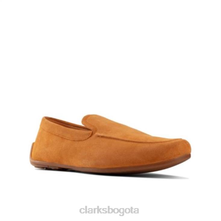 Clarks 0DX8L4405 reazor liso clarks ante naranja hombres gamuza naranja
