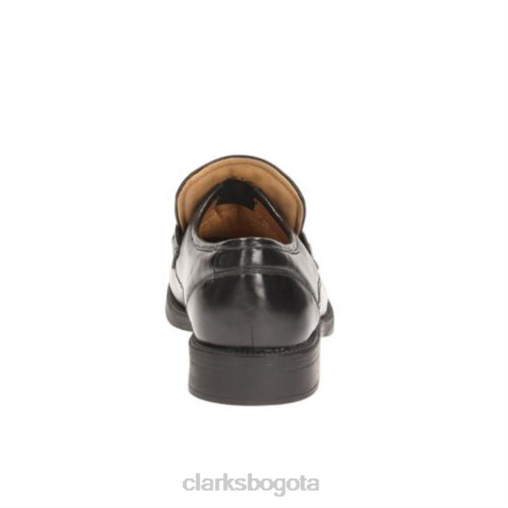 Clarks 0DX8L4407 granizo trabajo clarks cuero negro hombres cuero negro