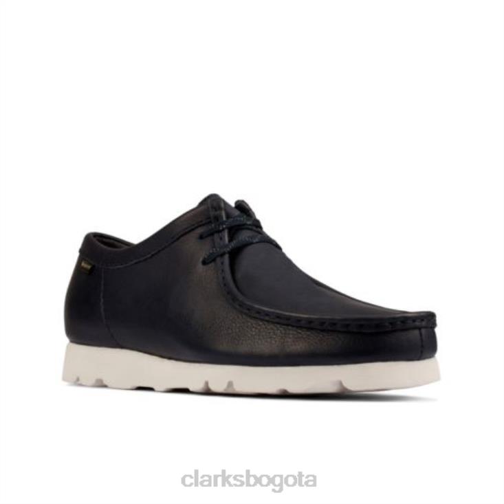 Clarks 0DX8L4409 clarks wallabee gtx cuero azul marino hombres cuero azul marino