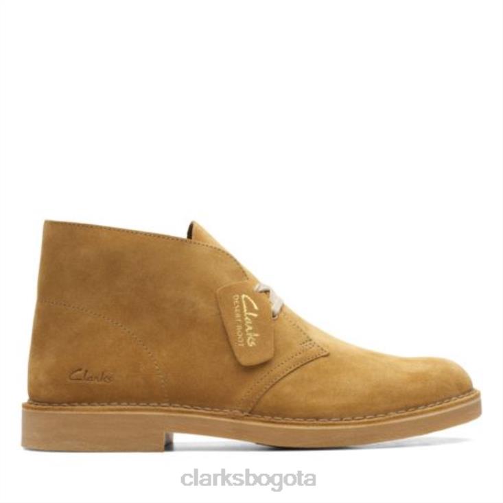 Clarks 0DX8L4410 bota clarks desert 2 ante musgo de roble hombres gamuza musgo de roble