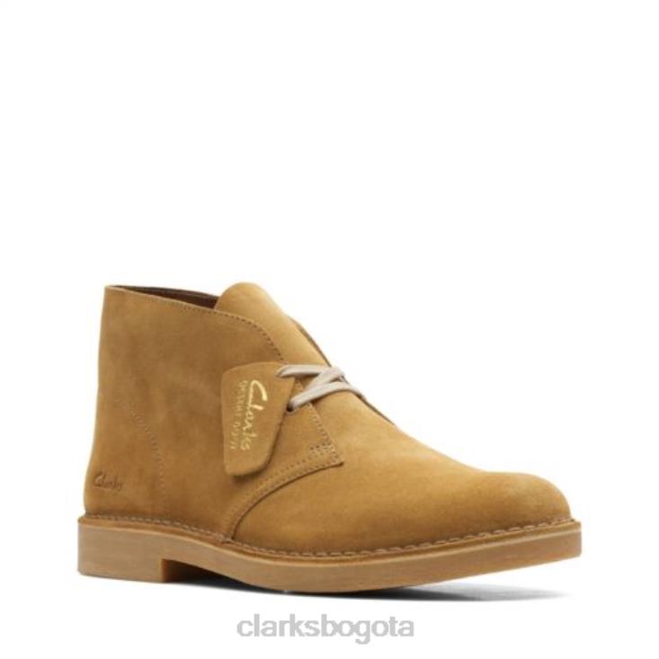 Clarks 0DX8L4410 bota clarks desert 2 ante musgo de roble hombres gamuza musgo de roble