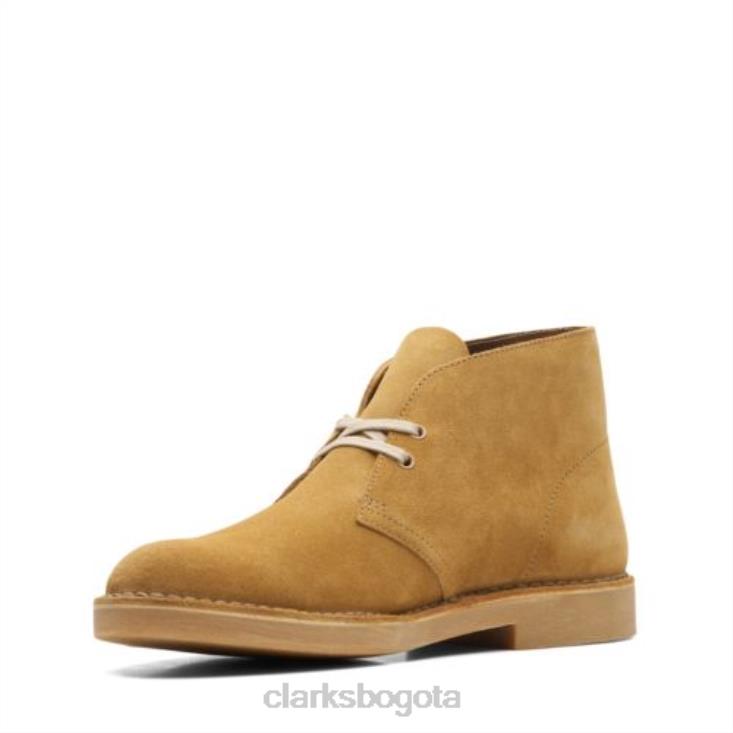 Clarks 0DX8L4410 bota clarks desert 2 ante musgo de roble hombres gamuza musgo de roble