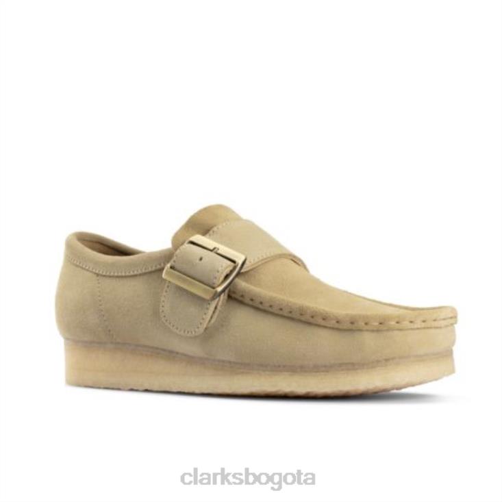Clarks 0DX8L4411 Clarks Wallabee Monk de gamuza de arce hombres gamuza de arce