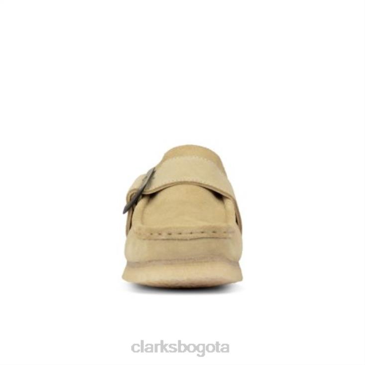 Clarks 0DX8L4411 Clarks Wallabee Monk de gamuza de arce hombres gamuza de arce