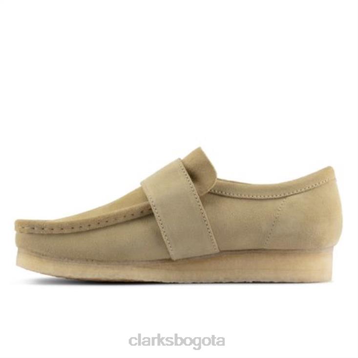 Clarks 0DX8L4411 Clarks Wallabee Monk de gamuza de arce hombres gamuza de arce
