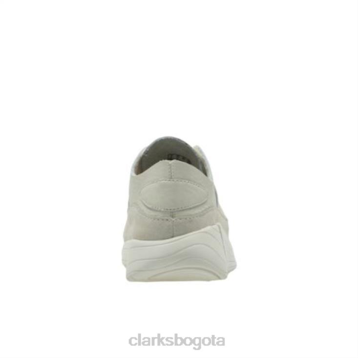 Clarks 0DX8L4414 clarks trigenic evo cuero blanco hombres cuero blanco