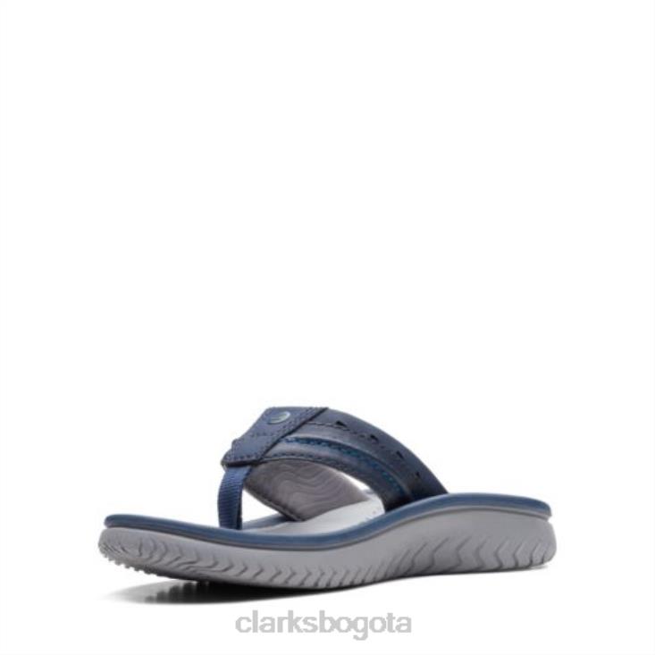 Clarks 0DX8L4415 wesley post clarks azul marino hombres Armada