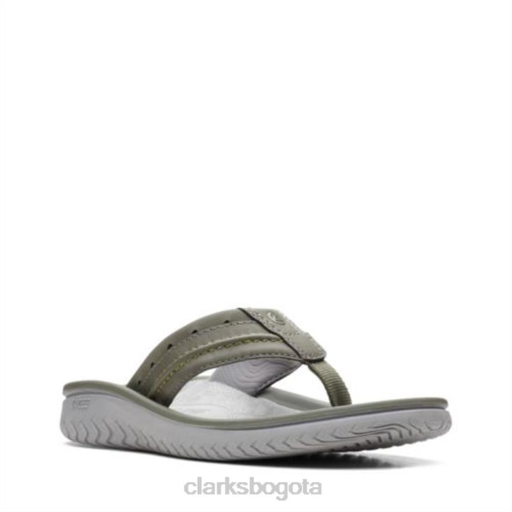 Clarks 0DX8L4416 clarks oliva wesley post hombres aceituna