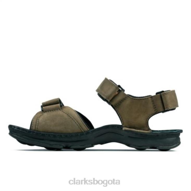 Clarks 0DX8L4419 parte clarks atl de nubuck caqui hombres nubuck caqui