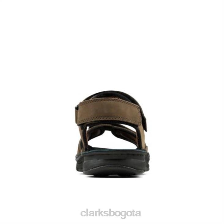 Clarks 0DX8L4419 parte clarks atl de nubuck caqui hombres nubuck caqui