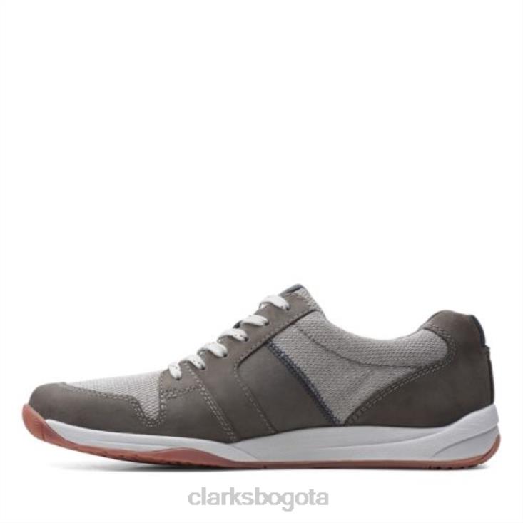 Clarks 0DX8L4425 clarks combi langton encaje gris hombres combinado gris