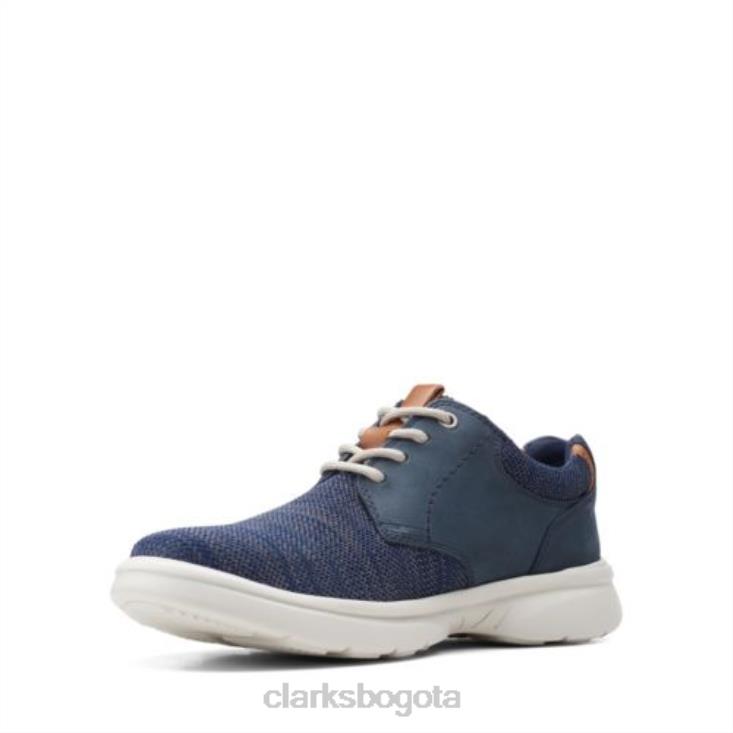 Clarks 0DX8L4431 bradley lane clarks punto azul marino hombres punto azul marino