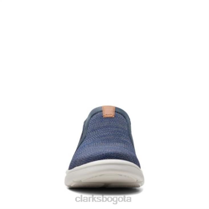 Clarks 0DX8L4433 clarks azul marino de punto bradley fácil hombres punto azul marino