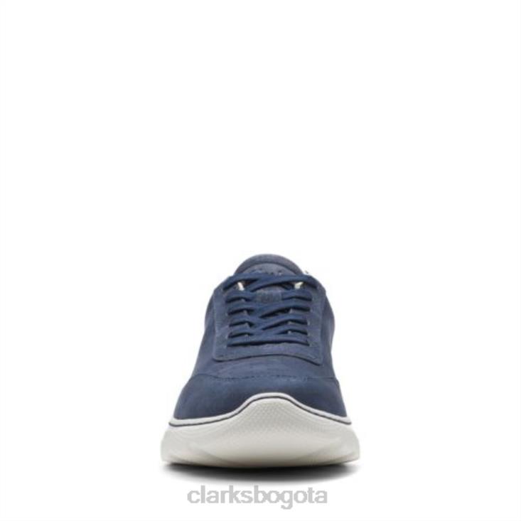Clarks 0DX8L4436 clarks de encaje sprint lite de nubuck azul marino hombres nubuck azul marino