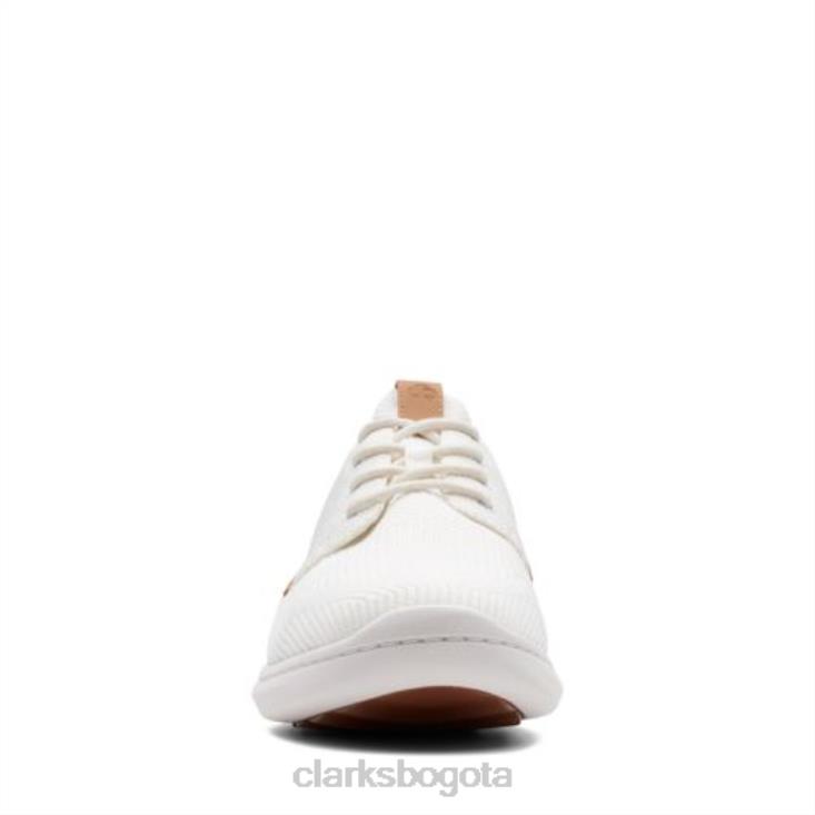 Clarks 0DX8L4437 paso urbano mezcla clarks blanco hombres blanco